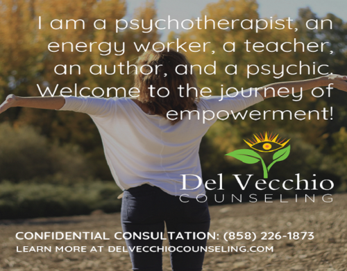 Del Vecchio Counseling

https://delvecchiocounseling.com

We utilize traditional and non-traditional approaches to helping individuals resolve personal conflicts that have a negative impact on their daily lives. Unresolved issues can hold a person back from reaching their full potential. We help people overcome the obstacles that prevent them from living a happy fulfilling life.
	
therapist in la jolla california, counseling in ja jolla california, psychotherapist la jolla CA