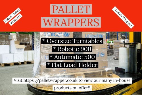 Robotic Pallet wrapping machines
https://palletwrapper.co.uk -
Pallet Wrapper specialise in the supply of automatic and Robotic palletwrap machines.
Pallet wrapping machines,