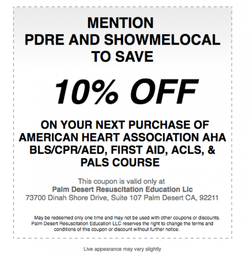 BLS Certification
https://yourcprmd.com/orangecounty/
Palm Desert Resuscitation Education (PDRE) is among Southern California’s best and frontrunner in American Heart Association (AHA), American Academy of Pediatrics (AAP), American Red Cross (ARC) and other classroom-based and online education, up-to-date news and information delivery.
BLS, CPR, CPR Certification, ACLS, PALS