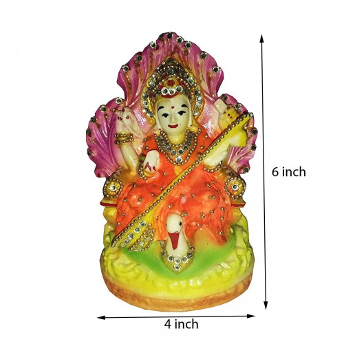 Saraswati Idol SARSWATI MATA MURTI
https://www.amazon.in/dp/B0827TDXVM
MAA SARASWATI IS THE HINDU RELIGION OF KNOWLEDGE, ARTS, MUSIC, LEARNING AND WISDOM. THIS STATUE IS BEAUTIFULLY HAND CRAFTED IN MARBLE DUST MATERIAL. IT IS SUITABLE IDOL FOR WORSHIPPING AND HOME DECORATION AS WELL PEOPLE CAN KEEP IT IN DECORATION. IT IS ALSO USEFUL GIFT ITEMS FOR FESTIVAL. THIS HANDMADE STATUE IS VERY DURABLE, ATTRACTIVE AND AN AMAZING ADDITION FOR YOUR HOME DÉCOR AND ALSO USE IN CAR & OFFICE TABLE. IT INCREASES PEACEFUL AND OPTIMISTIC FEELINGS IN YOUR LIVING PLACE. THE SIZE OF THIS STATUE IS 16X10X6 CM (LWH).
Goddess Saraswati Marble Statues for Home,Office, PUJA GHAR