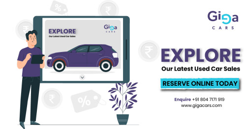 Giga cars created a largest marketplace for Pre-owned Cars In Bangalore - selection from a good variety of cars of your choice and necessities. Select reasonable Cars - straightforward Car Valuation Online.

Visit Our Website: https://gigacars.com/
