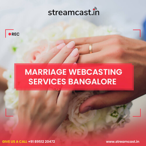 Streamcast.in is one of the main live wedding webcasting and streaming service provider in Bangalore. We take part in offering seamless and exclusive Wedding Live Streaming Bangalore. Any place the broadcast location might be, start to finish Live streaming will be dealt with from our end with no problem.

Website: https://streamcast.in/