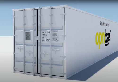 #ShippingContainer

Shipping Containers are also known as conex boxes, and are the cargo containers that allow goods to be stored for transport in trucks, trains and boats, making intermodal transport possible.  They are typically used to transport heavy materials or palletized goods.