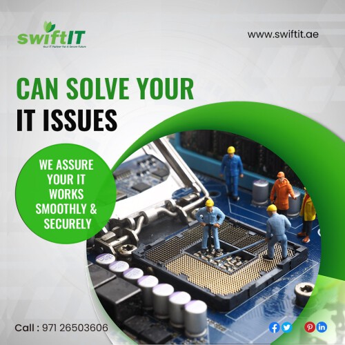 #SwiftIT assures your IT works smoothly and securely. We do it all and we do it right.

Great IT From Day One. Specialized IT partner to support your enterprise strategy and operations.

Enquire today +971-26503606, +056-2071853

Visit us: https://swiftit.ae/