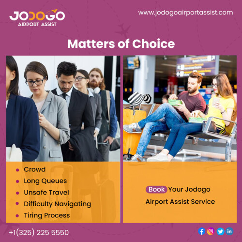 Traveling to a new place can be an exciting experience, but it can also be stressful. Make your airport experience exceptional with Jodogo's Airport Meet and Greet Services.

Book your Jodogo airport assistance services today and let us take care of the rest.

Book today and experience the difference! +1(325) 225 5550

Website: https://www.jodogoairportassist.com