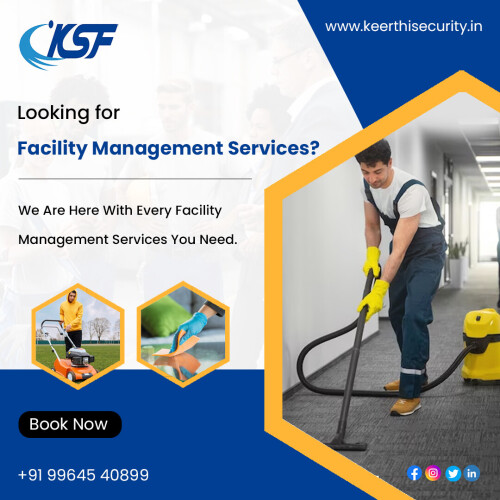 Looking for Effective Facility Management services company in Bangalore? or Housekeeping without going over budget? Keerthi Security and Facility Management Services offers Trained Personnel for All types of Security & Facility Management needs.

We Provide Innovative Solutions to help you Boost Business Productivity. Improve your Business Efficiency with our Core Facility Management Solutions. Book Now.

📲Contact us +91 9964540899

📧Mail us info@keerthisecurity.in

🌐Visit us https://www.keerthisecurity.in/facility-management-companies-in-bangalore/