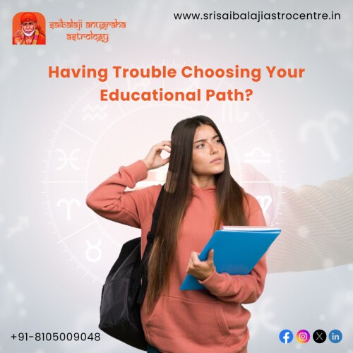 Are you having trouble navigating the many options to find your dream career in education. Sri Sai Balaji Astrocentre help you! We will provide you with individualized consultations and professional guidance to help you find the ideal fit for your interests and abilities.

📲 Contact us @: +91 8105009048 

🌐 Click Here: https://www.srisaibalajiastrocentre.in/