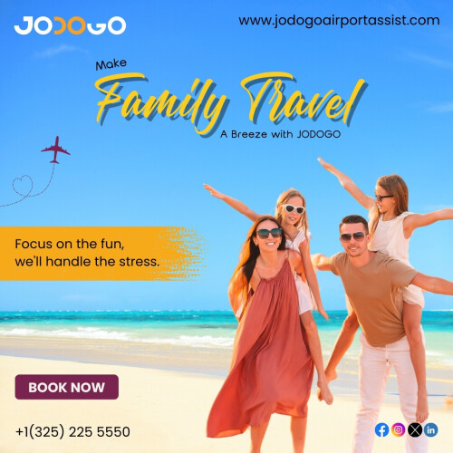 Make Family Travel a breeze with JODOGO Airport Assistance, Focus on the Fun, We'll Handle the Stress ✈️‍‍‍

Let Jodogo take the stress out of airport travel and turn your next family vacation into an unforgettable adventure!

Our friendly staff will handle your luggage, help you navigate the airport with ease, and ensure a smooth and enjoyable travel experience for the whole family! Let your kids focus on the excitement of their trip, while you relax and enjoy the journey.

Visit our website or contact us for a free quote.

🌐 Website: https://www.jodogoairportassist.com/

📲 +1(325) 225 5550