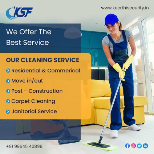 Don't waste your time cleaning your home. Time is most valuable.  We provide the best cleaning services for homes and offices.

Call for More Details: +91 9964540899

Visit our website: https://www.keerthisecurity.in/
