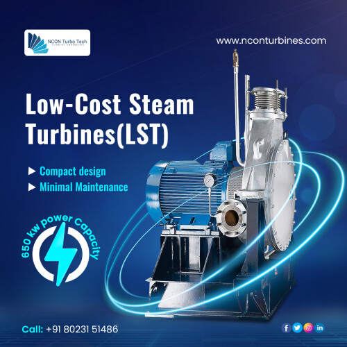 Low cost Steam Turbine (LST) Supplier in India Nconturbies.com