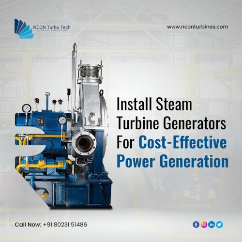 NCON Turbo Tech stands out as a leading manufacturer of steam turbines in India, offering a robust and cost-effective solution for your energy needs. Established in 1987, NCON Turbines has a rich heritage of over 30 years in manufacturing world-class steam turbines and spare parts. We are dedicated to providing high-quality products that deliver exceptional energy savings to industries across the globe.

Call us: +91 8023151486

Visit Our Website: https://www.nconturbines.com/