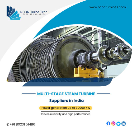 NCON Turbo Tech stands out as a leading manufacturer of steam turbines in India, offering a robust and cost-effective solution for your energy needs. Established in 1987, NCON Turbines has a rich heritage of over 30 years in manufacturing world-class steam turbines and spare parts. We are dedicated to providing high-quality products that deliver exceptional energy savings to industries across the globe.

Call us: +91 8023151486

Visit Our Website: https://www.nconturbines.com/