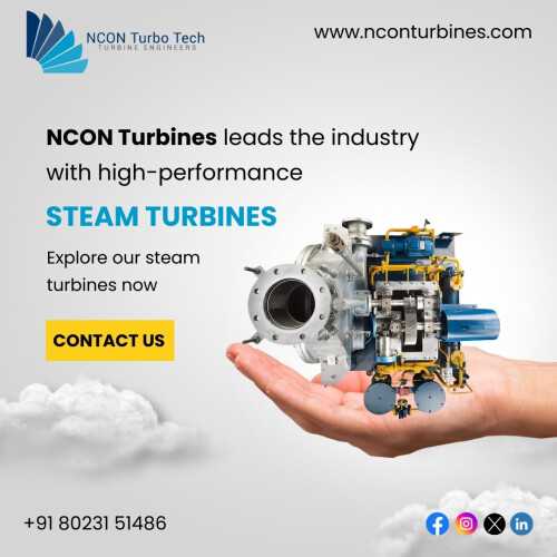 Choose NCON Turbines for reliable and efficient steam turbines that save you money. Power your operations with the best in the industry!

☎️ Call us: +91-8023151486

🌐 Visit us: http://www.nconturbines.com/

#steamturbine #steamturbinesmanufacturers #powerturbinemanufacturers #singlestagesteamturbines #multistagesteamturbines #lowpressuresteamturbine #backpressureturbine #electricitygeneration #turbinemanufacturersindia #steamturbinesuppliersindia #turbinemanufacturingcompanies #industrialsteamturbine #smallsteamturbines #nconturbines #bangalore