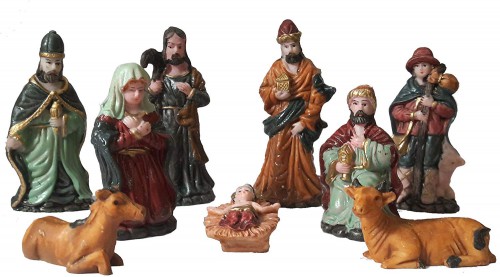 Nativity Figurine Set for Christmas Decoration
https://www.amazon.in/Salvus-App-SOLUTIONS-Christmas-Decoration/dp/B077P73ZC9
Nativity sets are growing category for gift giving. They are all made of good quality resin and hands painted and capture the true meaning of Christmas for young and old.
Christmas Crib Nativity Set , Christmas Decoration, Nativity Figurine Set