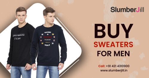 Slumberjill men’s sweatshirts and sweaters are designed for ultimate comfort and relaxation. From laid-back hoodies to fitted crewnecks, there’s a style and look for everyone. For cozy nights in or chilly nights out, our men’s sweatshirts and sweaters are a must for any closet. 

Website: https://www.slumberjill.in/