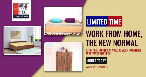 #Offtheshelf Encourages Comfort - Buy Online. Buy Furniture Online @Offtheshelf Mumbai's Online Furniture Store for Home and Office at affordable price. Sleek and Smooth Spring Mattress. Comfortable Furniture. Most stylish & luxury Furniture Sofas, Beds, Wardrobes, and more. Order today!

📞Call or WhatsApp: +91 9987821618

Order Online: https://offtheshelf.in/