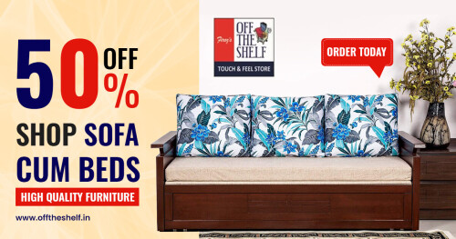 #Offtheshelf Shop for Sofa Cum Beds. Wide variety of High-Quality Furniture Catering to Home & Office Segments. Buy now! Long-lasting furniture. Quick delivery. Comfortable Mattresses. Comfortable Furniture. Just click and order now from home.

Order Online: https://offtheshelf.in/

Collections: https://offtheshelf.in/collections/sofa-cum-bed

Call or WhatsApp: +91 9987821618