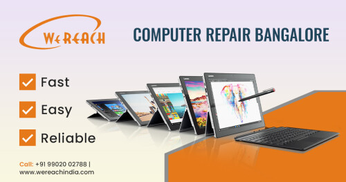 WeReach Infotech - We are a professional laptop & desktop service, We service all brands and offer affordable pricing. Know your laptop inside out through our quality check. Genuine Pricing. Guaranteed Service.

Enquire Now at +91 - 99020 02788

https://www.wereachindia.com
