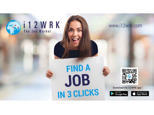 i12wrk is an international UAE Job Sites connecting talented job seekers to hungry recruiters from all around the world. We help find the best foreign and local candidates at the most reasonable price in the UAE market. We have a number of Offline, remote, and work from home jobs available in Dubai in addition to part-time jobs in Dubai, UAE.
Contact No: +97154360542
Apply Now Online: https://i12wrk.com/