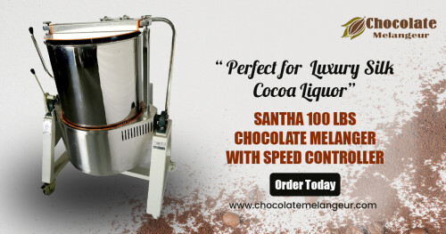 Chocolate melangeur is the best and most special online store for shopping the chocolate melanger machine with low-budget price and good appearance. We are there to present to you the types of chocolate-making machines to relieve your stress at home and best in supplying the chocolate refiner and melangeur at an affordable price.

Visit us: https://www.chocolatemelangeur.com