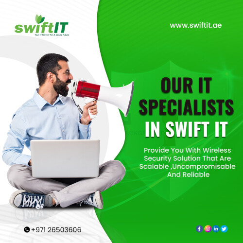SwiftIT is a leading IT services and support company in Abu Dhabi that offers a wide range of services to businesses of all sizes. We provide comprehensive IT solutions that are designed to meet the unique needs of our clients.

We offer a wide range of services that include IT infrastructure management, data backup & recovery, telecom solutions, security and surveillance, and more. 

We are committed to providing the best possible IT solutions to our clients and strive to exceed their expectations. We are dedicated to providing our clients with the highest quality of service and support.

Visit us: https://swiftit.ae/