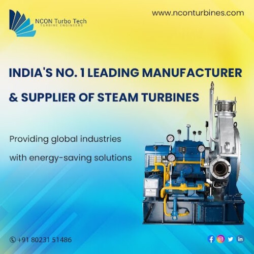 Ncon Turbo Tech is India's No. 1 Leading Manufacturer & Supplier of Steam Turbines at reasonable prices with excellent after sales support. Enjoy guaranteed savings with 30 years of experience.

Call us: +91-8023151486

Visit us: https://www.nconturbines.com/